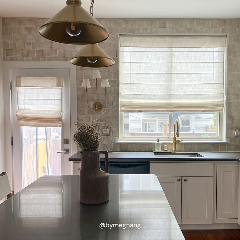 Styled curtain room